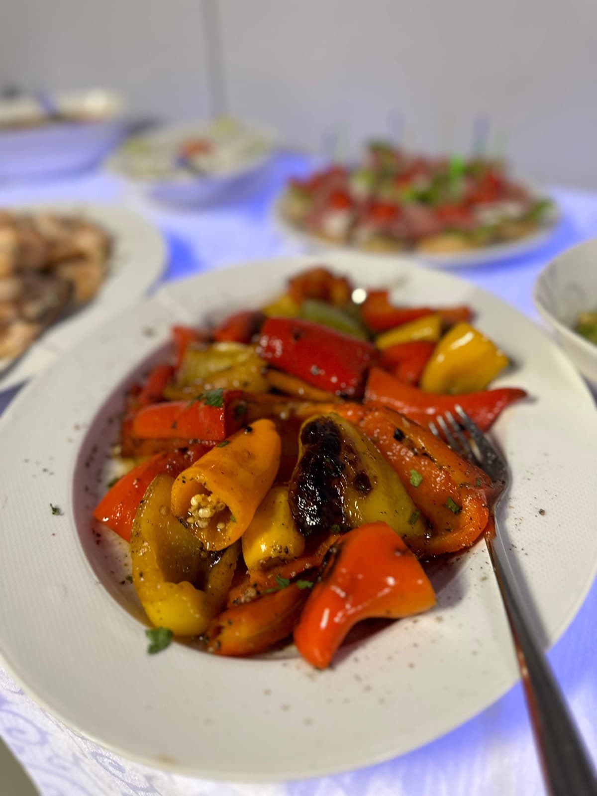 Mediterrane Spezialitäten am Buffet